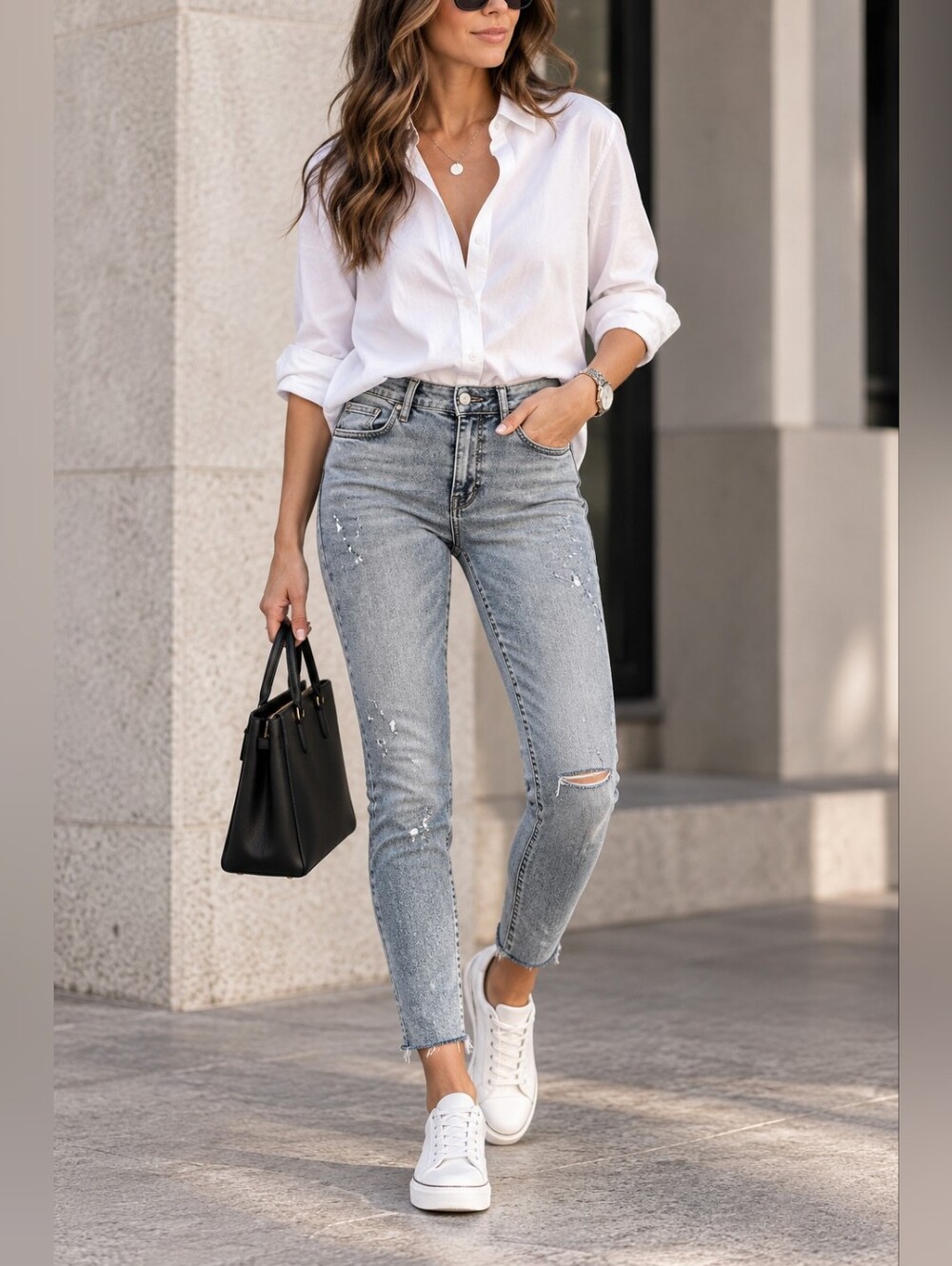 Zara Blue Grey Acid Wash Paint Splatter Skinny Jeans Size 10